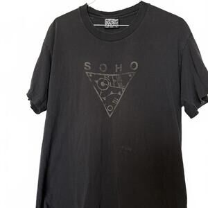 Vintage 90s  Distressed SOHO Graphic T-Shirt